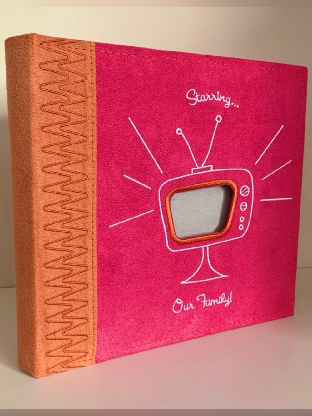 New Vintage retro tv photo album